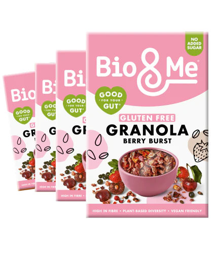 4-PACK BUNDLE - BERRY BURST GLUTEN FREE GRANOLA (4X350g)